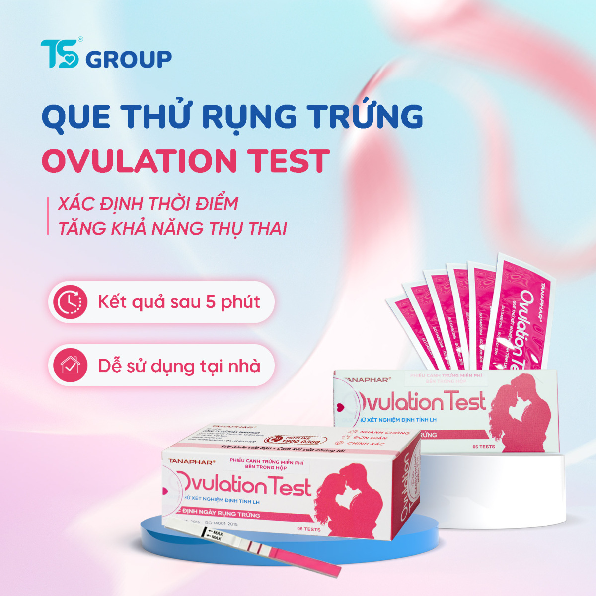 Que thử xét nghiệm định tính LH-Ovulation test (4)
