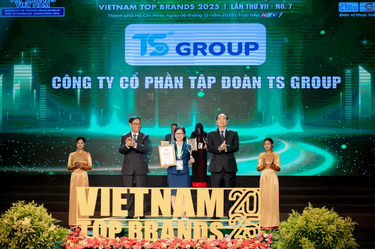 TS Group lọt Top 10 Thương hiệu Hàng đầu Việt Nam 2025 — Điều đó có ý nghĩa gì với bạn?