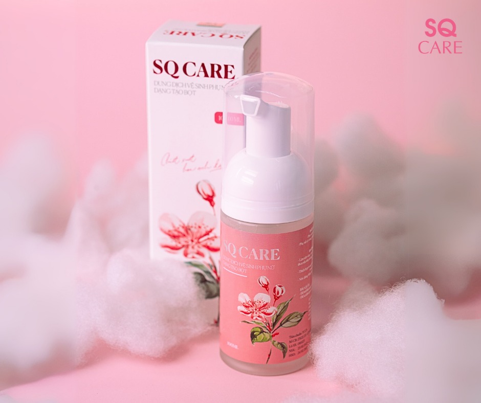 Dung dịch vệ sinh phụ nữ SQ Care dạng tạo bọt 100ml