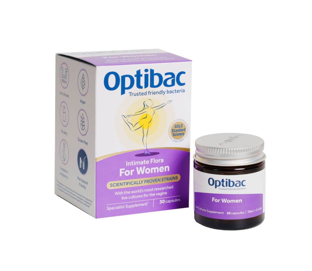 Viên uống bổ sung lợi khuẩn cho nữ giới Optibac Intimate Flora For Women 30 viên